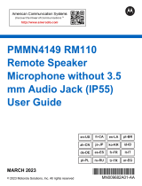 Motorola PMMN4149 Kullanici rehberi