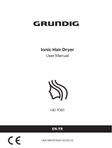 Grundig HD 7081 Kullanım kılavuzu