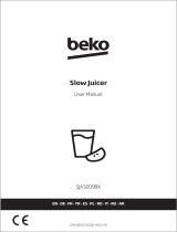 Beko SJA3209BX Kullanım kılavuzu