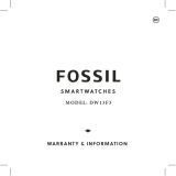 Fossil DW13 Kullanım kılavuzu