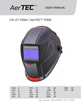 AerTEL YOGA, CA-27 YOGA Welding Helmet Kullanım kılavuzu