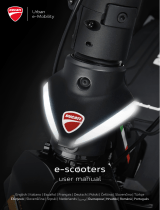 Ducati e-scooters Kullanım kılavuzu