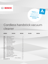 Bosch BBS8214PET UNLIMITED 8 TRÅDLØS STØVSUGER Kullanım kılavuzu