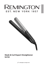 Remington Sleek Curl Expert Straightener S6700 Kullanım kılavuzu