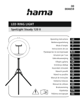 Hama SPOTLIGHT STEADY 120 II-RINGLYS FOR SMARTTELEFON 12" El kitabı