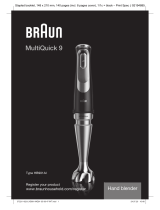 Braun MULTIQUICK 9 MQ9138XI STAVMIKSER El kitabı