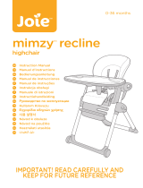 Joie mimzy recline Kullanım kılavuzu