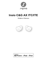 Signia Insio C&G 1AX ITC Kullanici rehberi