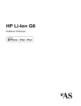AUDIOSERVICE HP Li-Ion 8 G6 Kullanici rehberi