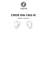 Signia CROS Silk C&G IX Kullanici rehberi