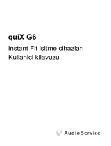 AUDIOSERVICE tune quiX G6 Kullanici rehberi