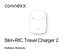 connexx Slim-RIC Travel Charger 2 Kullanici rehberi