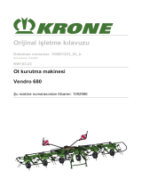 Krone BA Vendro 680 (KW103-23) Kullanma talimatları