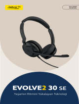 Jabra Evolve2 30 SE USB-A, MS Stereo Kullanım kılavuzu