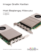 Datapath Image Graphics Cards Hızlı başlangıç ​​Kılavuzu