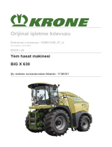 Krone BA BiG X 630 (BX201-42) Kullanma talimatları