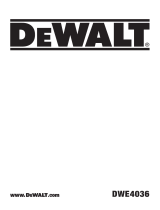 DeWalt DWE4036 Kullanım kılavuzu