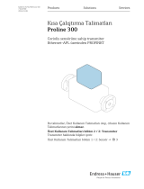 Endres+Hauser KA Proline 300 Short Instruction