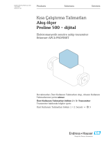 Endres+Hauser KA Flowmeter Proline 500 – digital Short Instruction