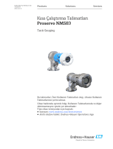 Endres+Hauser Proservo NMS83 Short Instruction