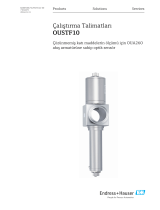 Endres+Hauser BA OUSTF10 Kullanma talimatları