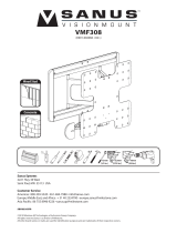 Sanus VMF308 Kullanım kılavuzu