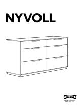 IKEA NYVOLL KOMMODE El kitabı